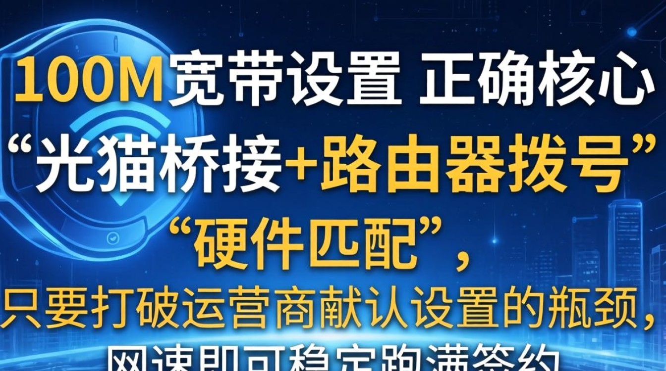 100m宽带设置 100m宽带设置