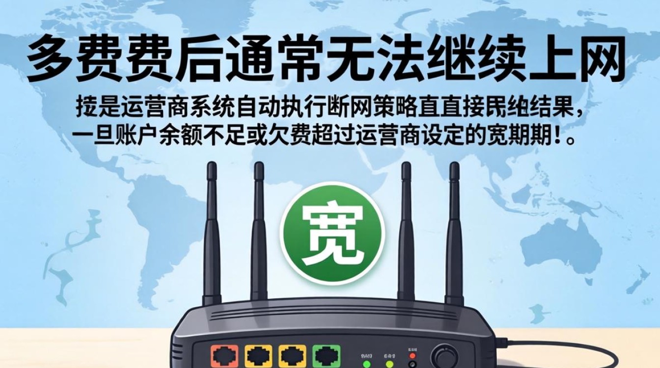 宽带欠费能上网吗