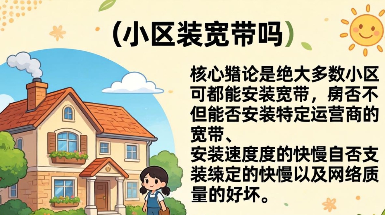 小区能装宽带吗