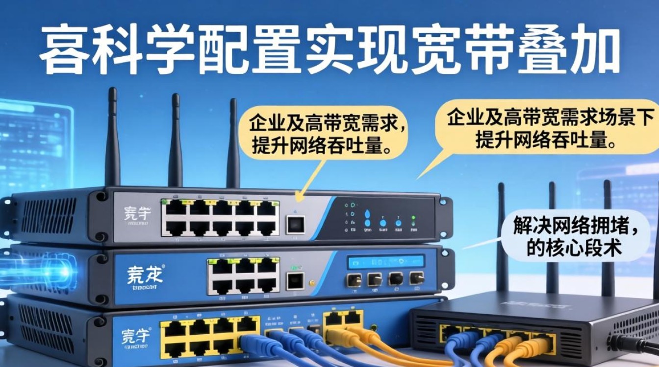 交换机宽带叠加