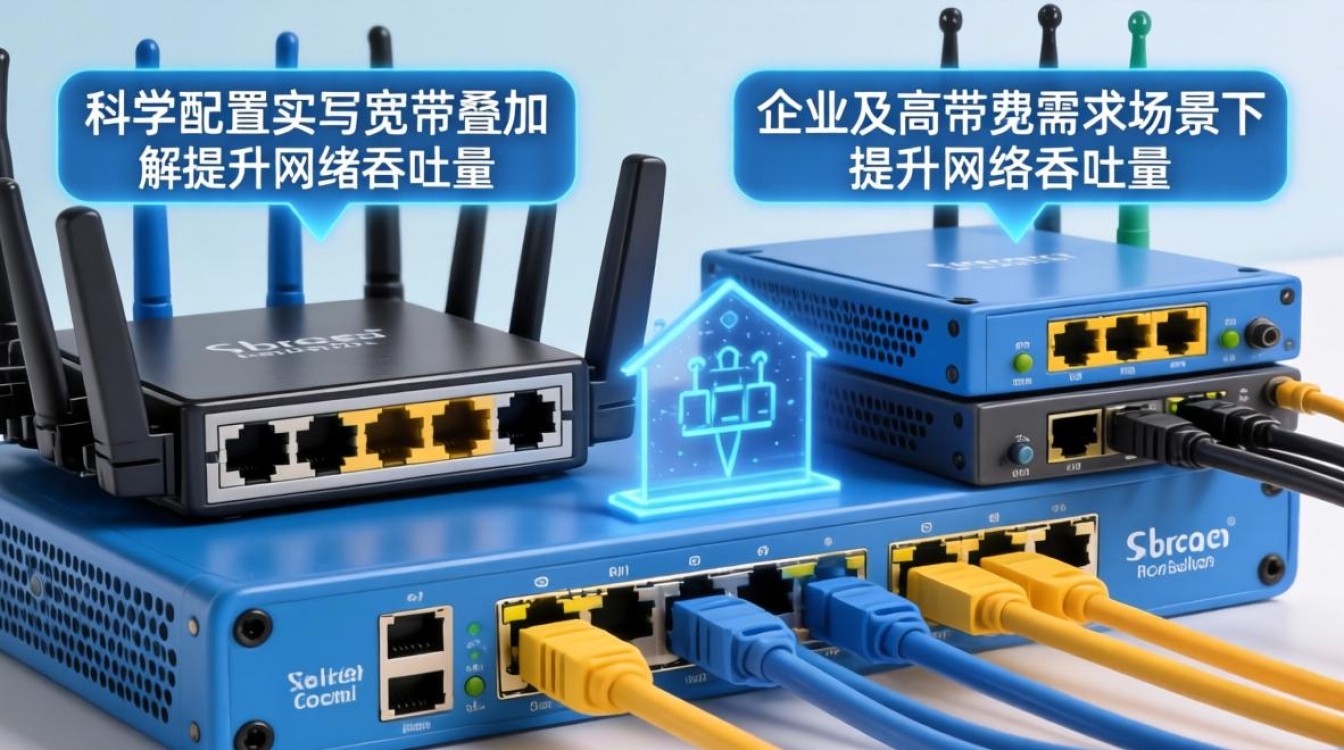 交换机宽带叠加