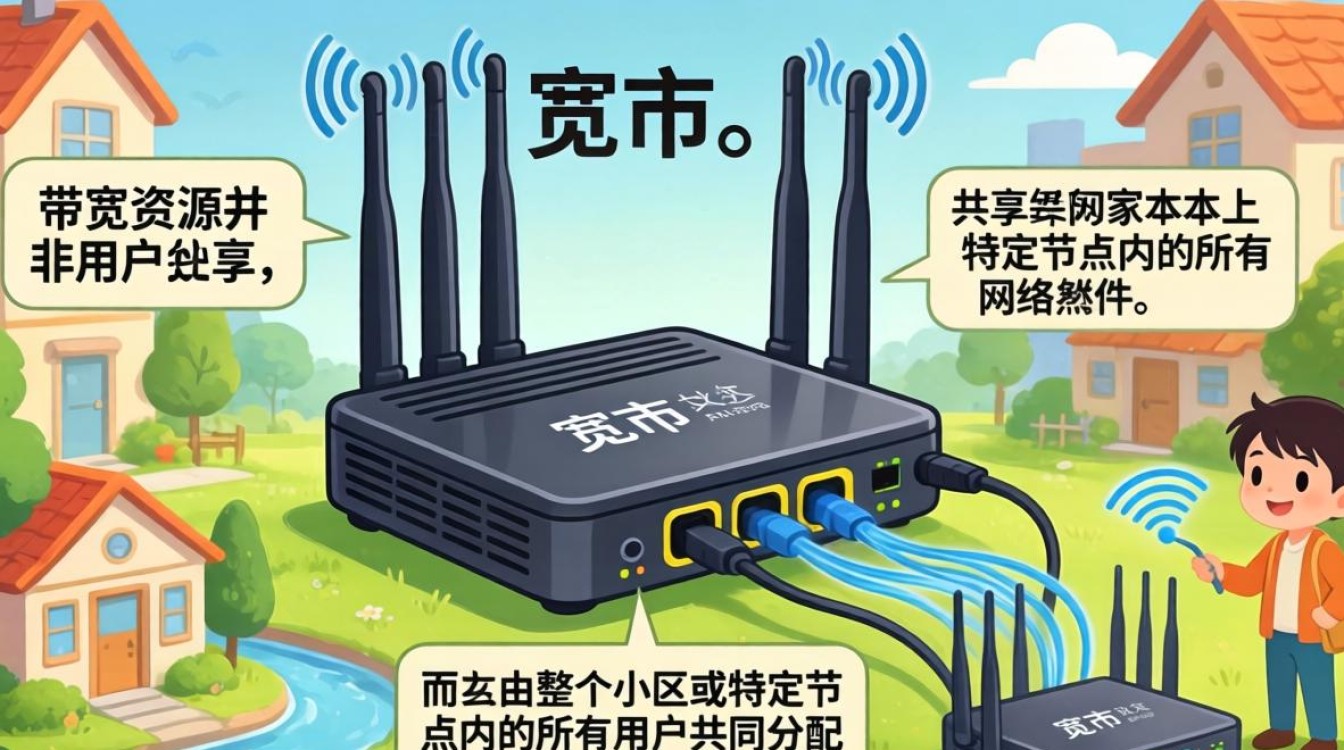 小区宽带是共享的