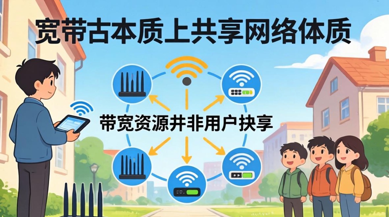 小区宽带是共享的