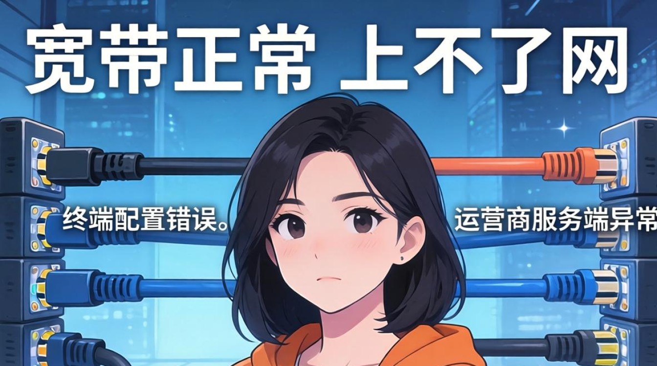 宽带正常 上不了网