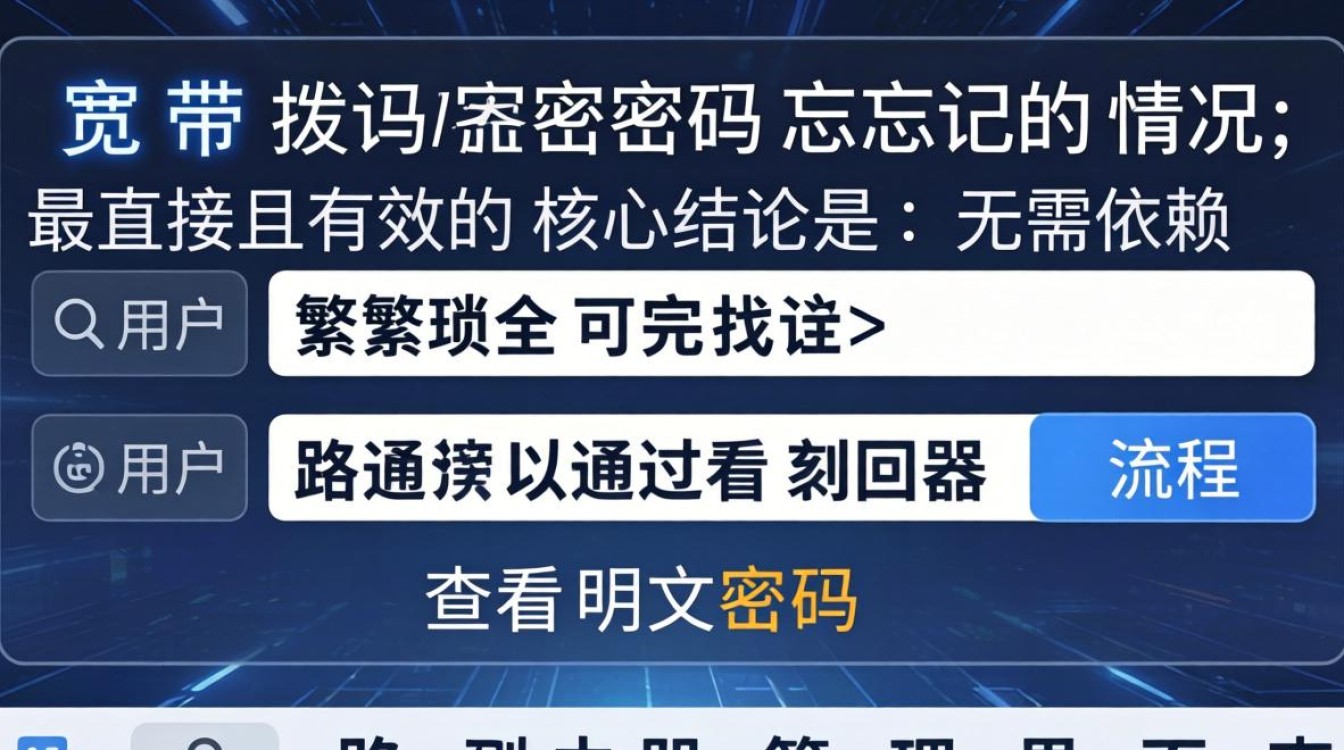 宽带拨号密码忘记了 宽带拨号密码忘记了