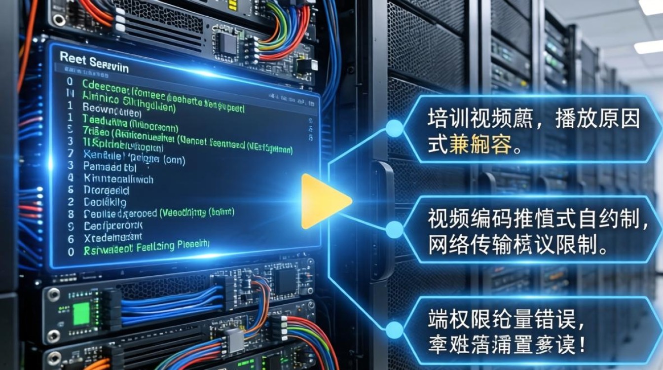 服务器培训视频无法播放器