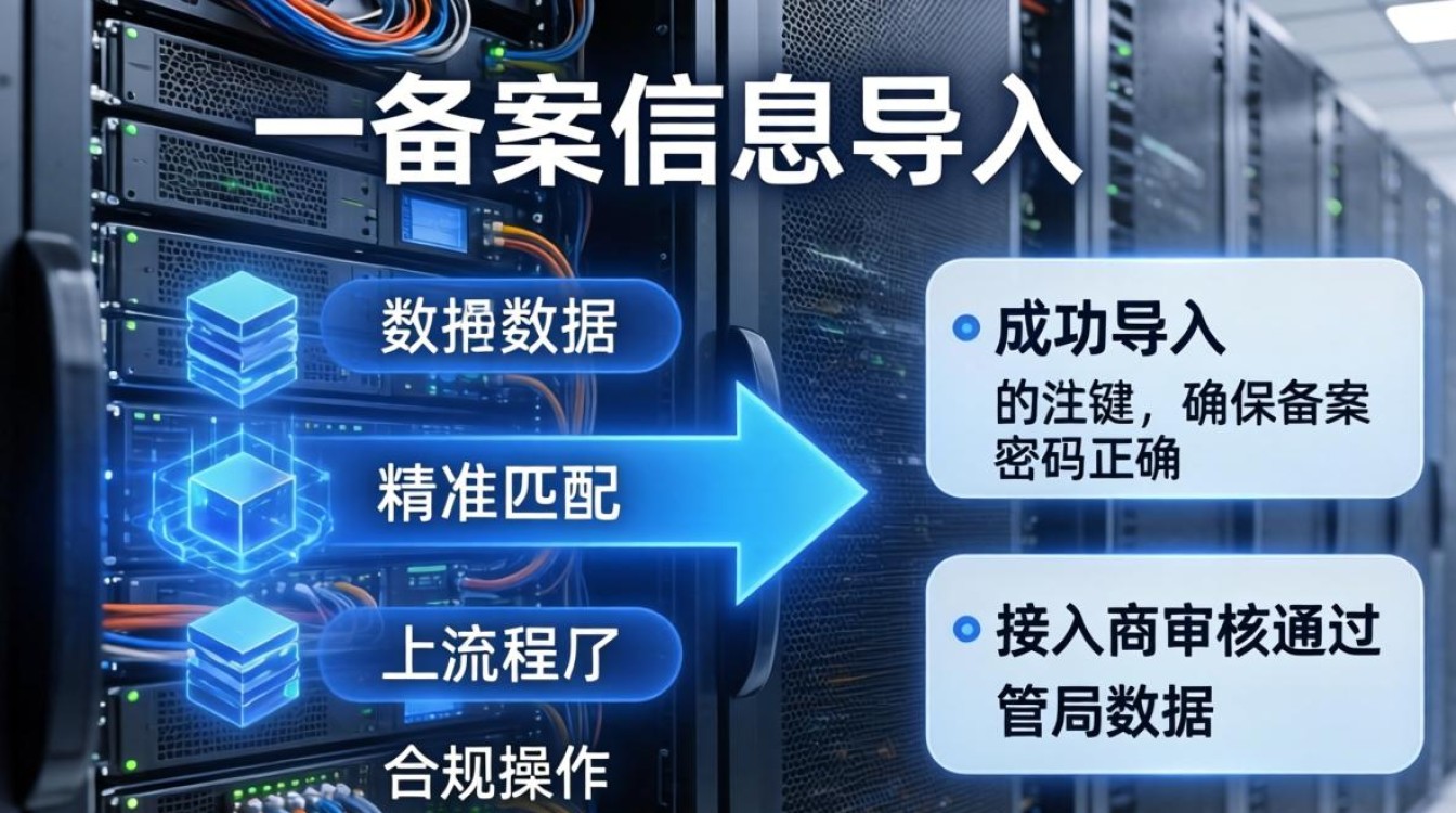 服务器备案信息怎么导入 服务器备案信息怎么导入