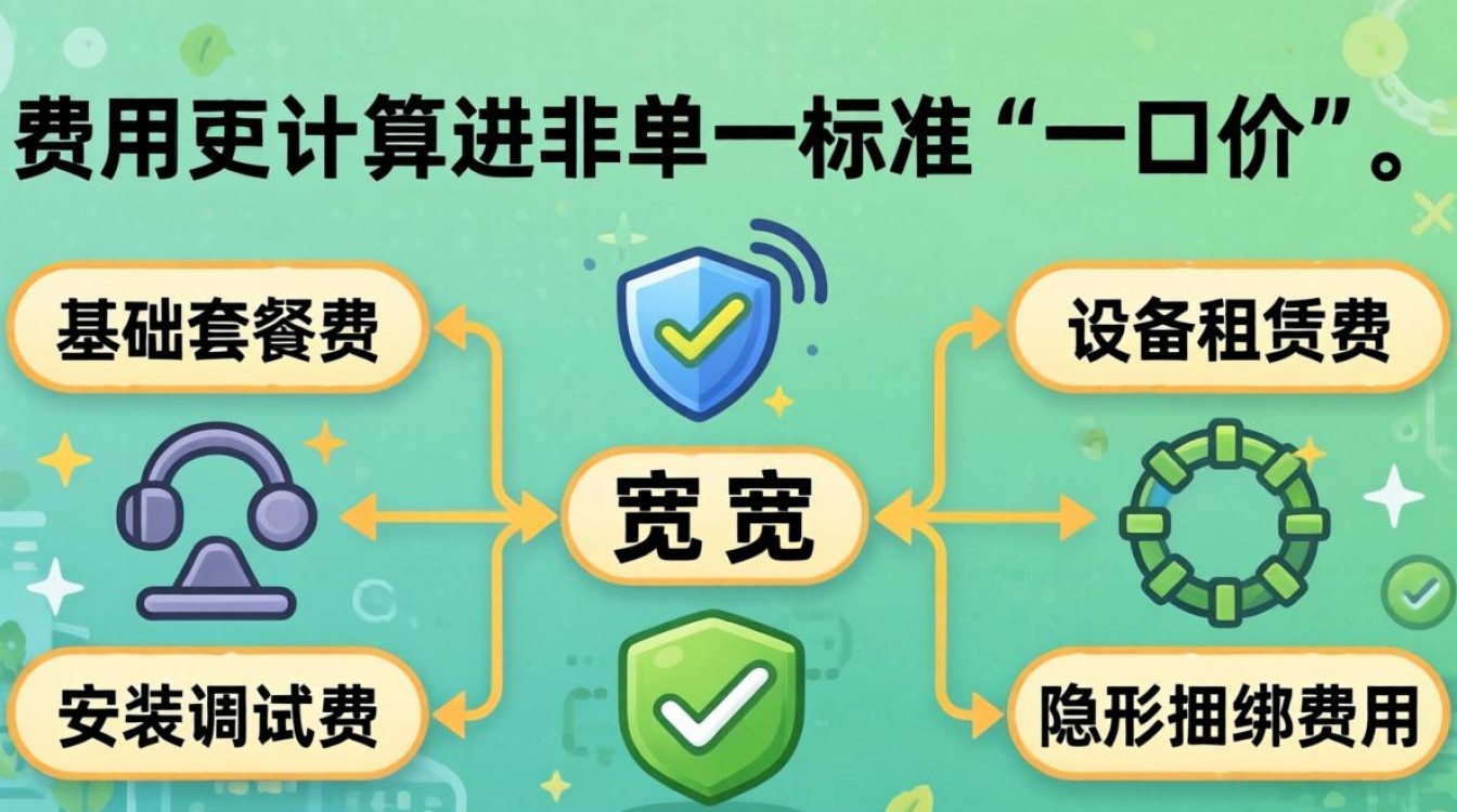 宽带费怎么算的