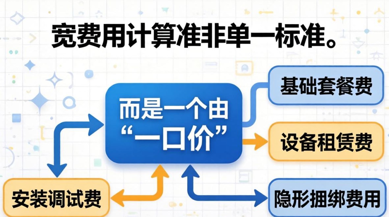 宽带费怎么算的