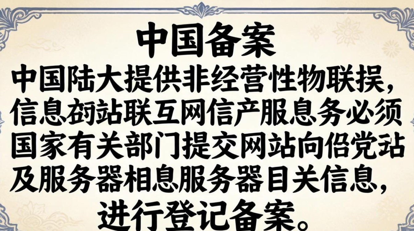 服务器备案什么意思