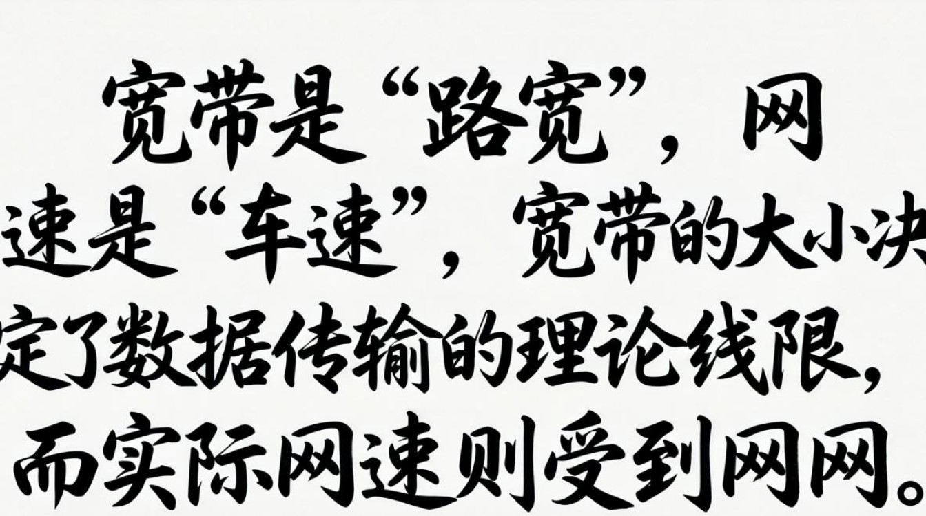 宽带和网速的关系 宽带和网速的关系