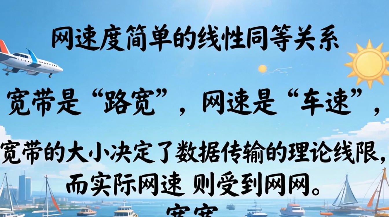 宽带和网速的关系 宽带和网速的关系