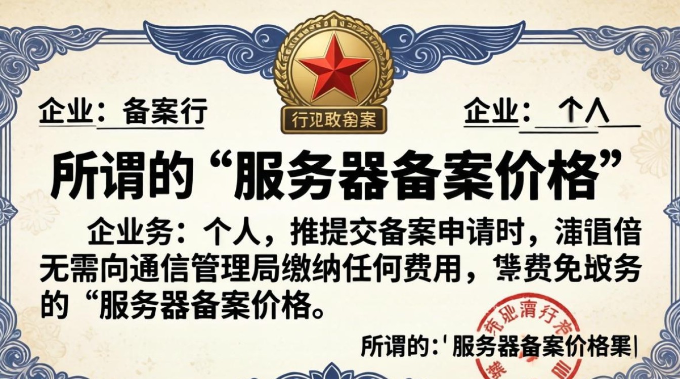 服务器备案价格