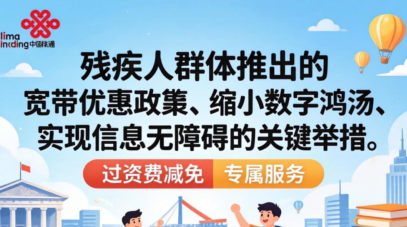 联通宽带残疾人