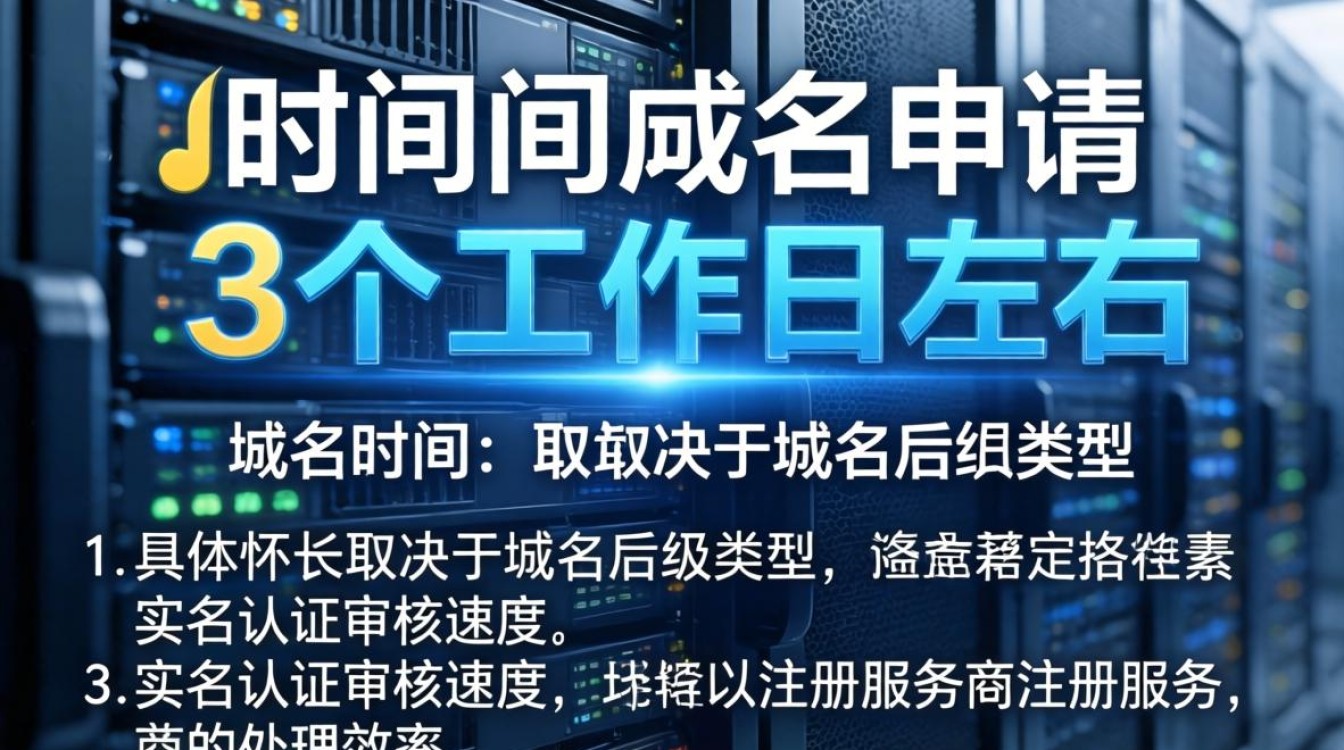 服务器域名申请要多久