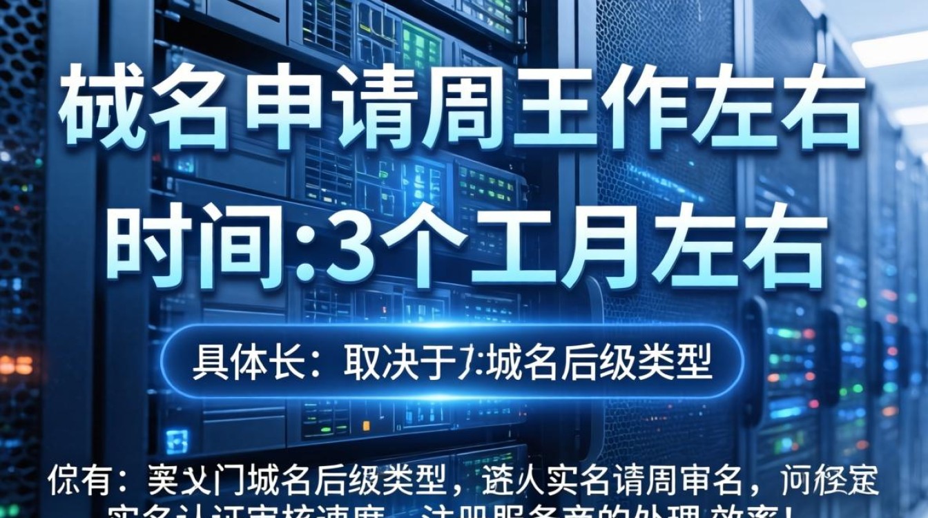 服务器域名申请要多久