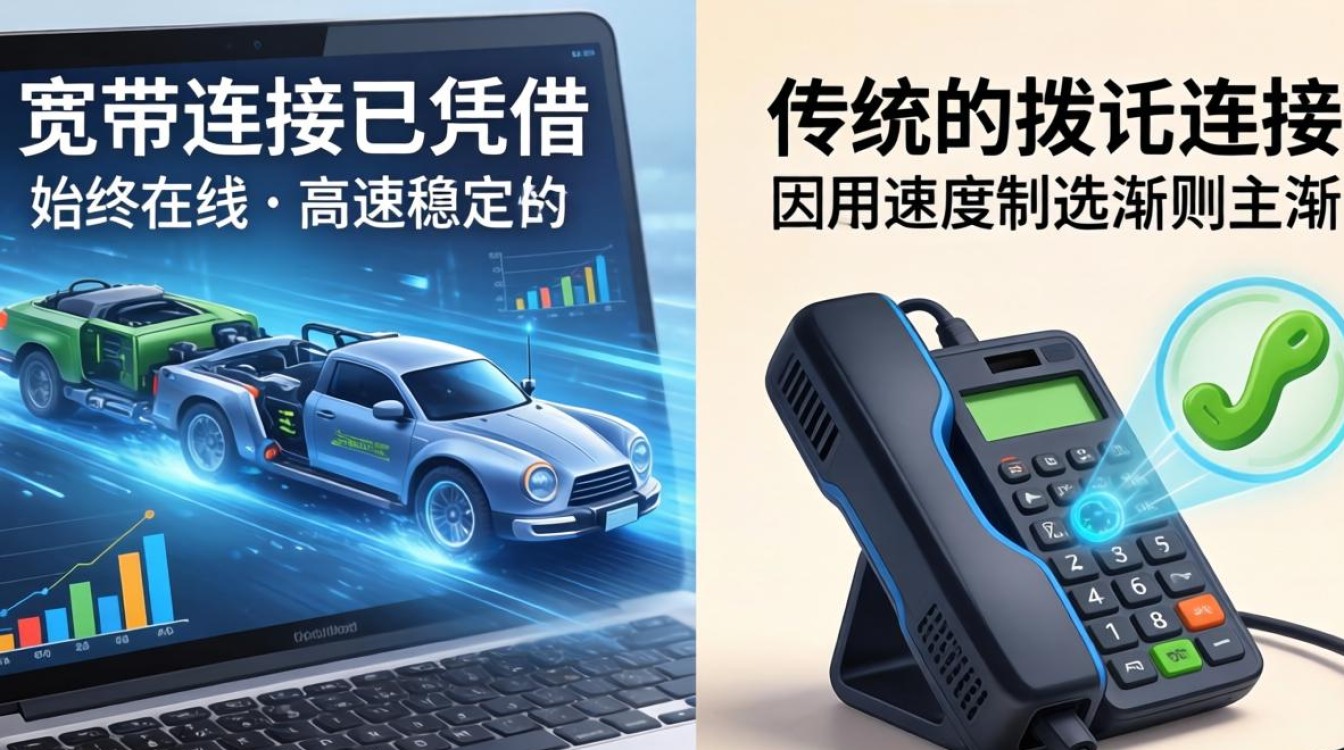 宽带连接和拨号连接