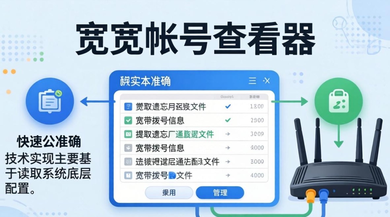 宽带帐号查看器