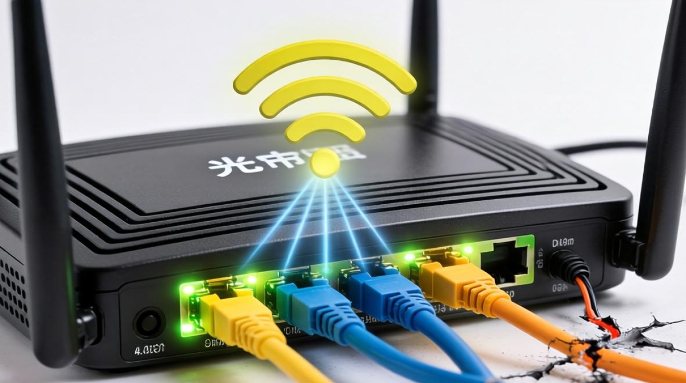 移动宽带los灯亮