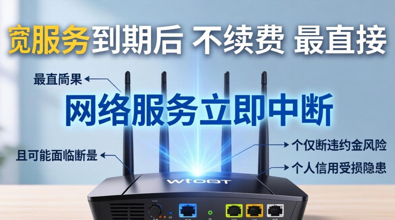 宽带不续费会怎样