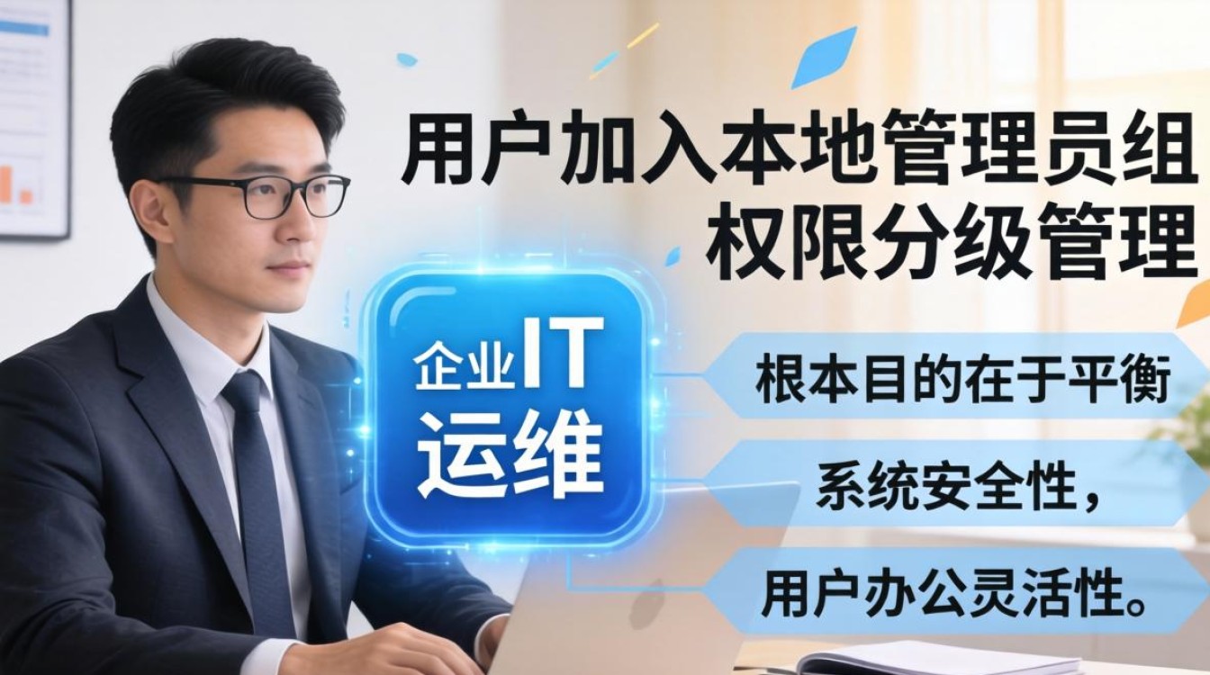 服务器域用户加入本地管理员组