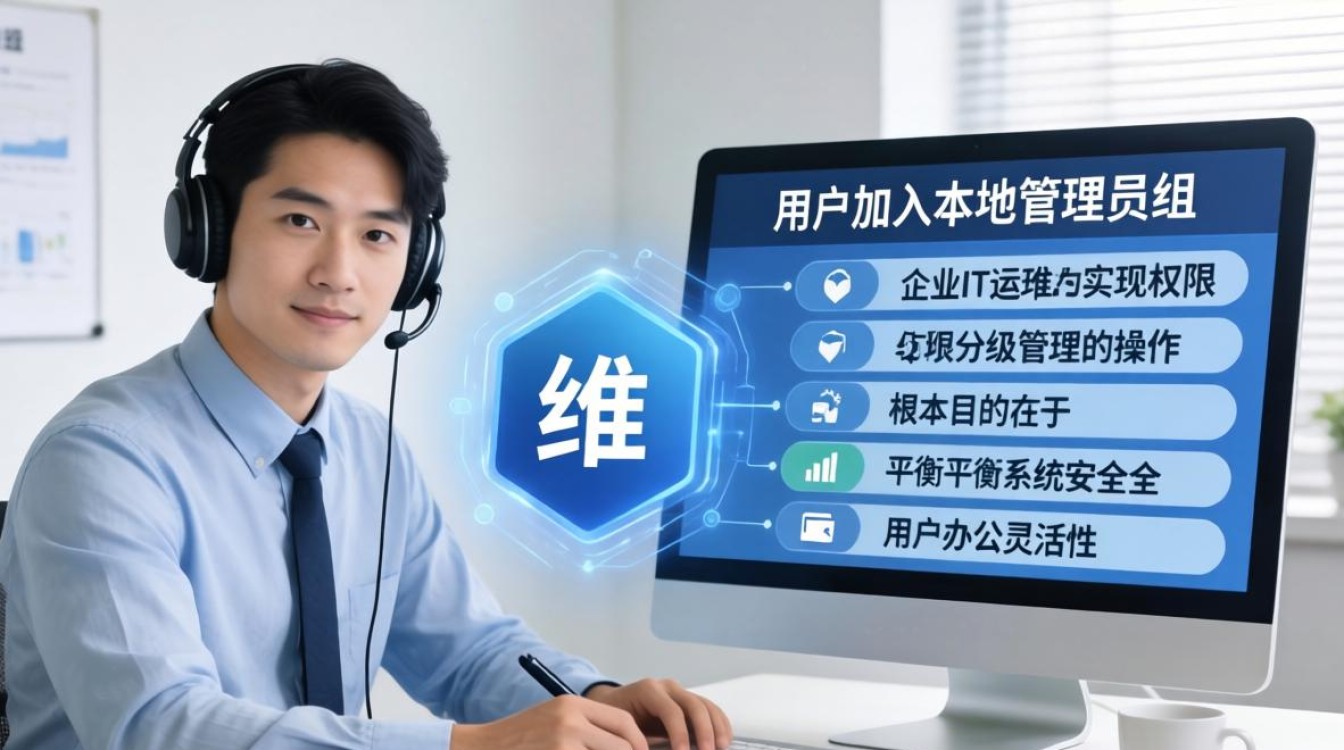 服务器域用户加入本地管理员组