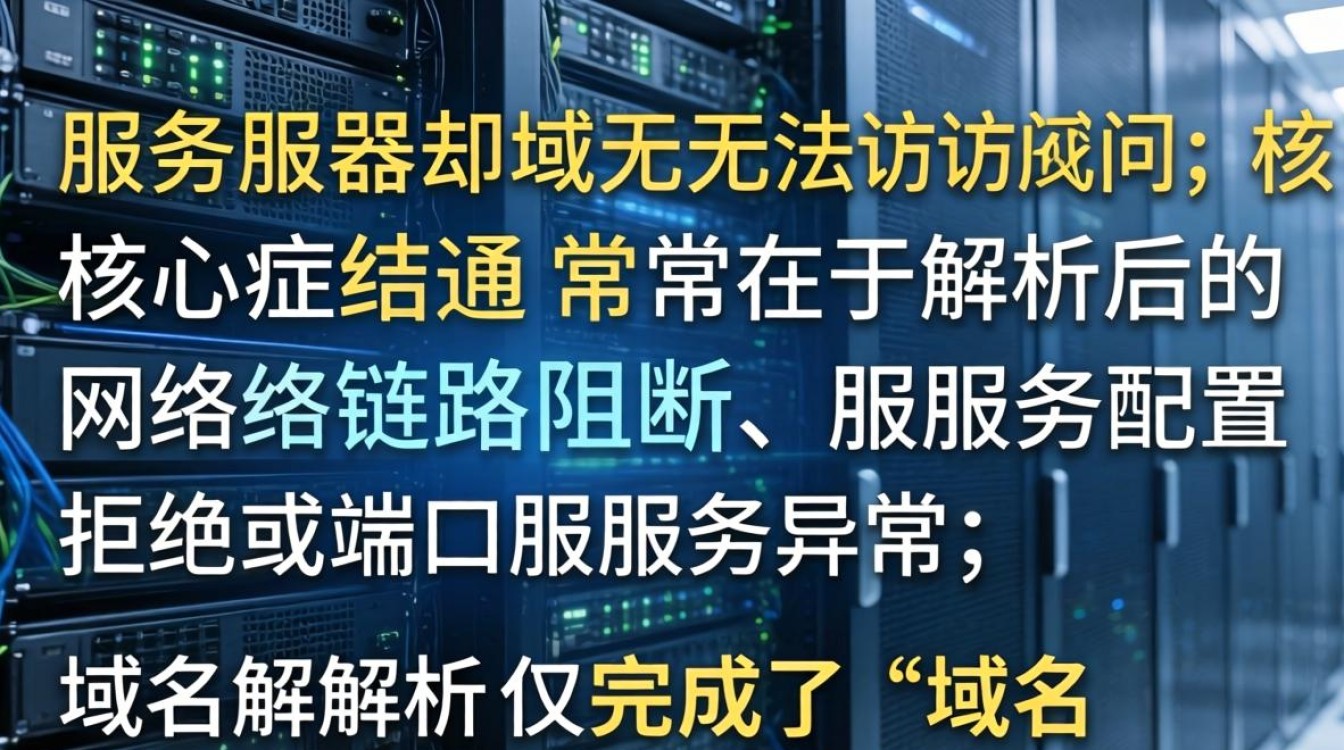 服务器域名解析成功访问不了