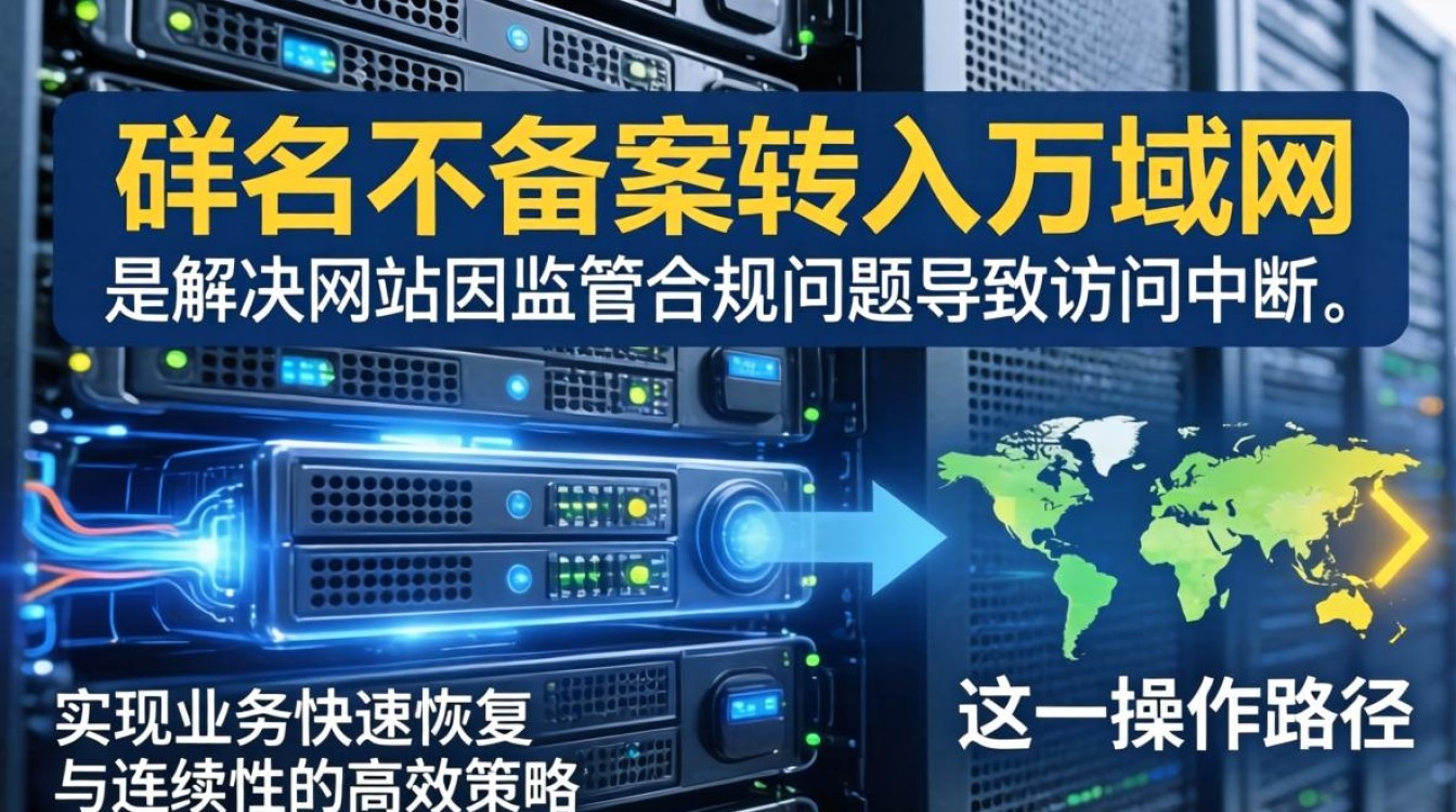 服务器域名未备案转入万域网