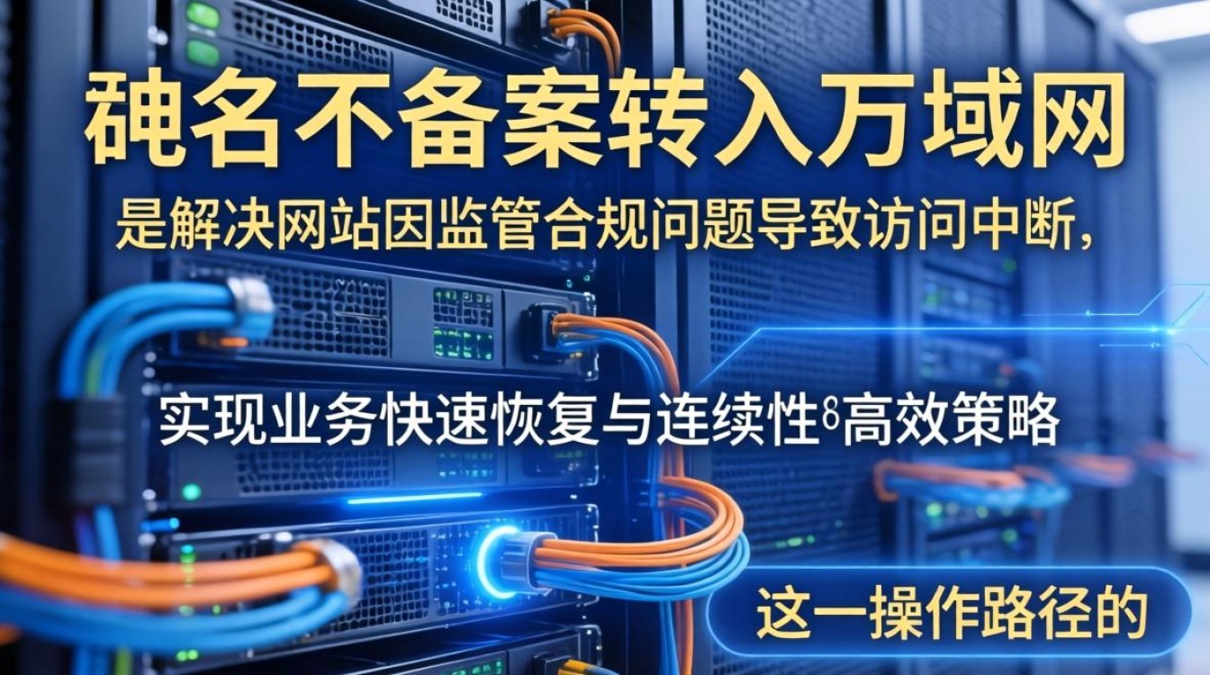 服务器域名未备案转入万域网