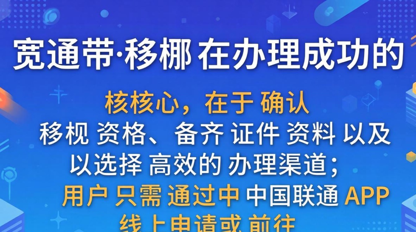 联通宽带移机需要