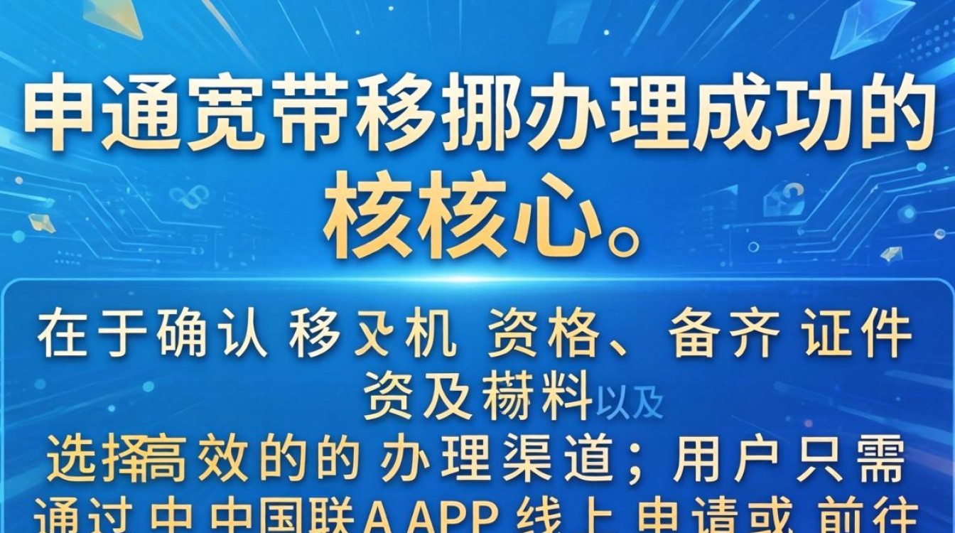 联通宽带移机需要