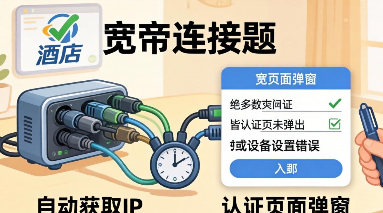 酒店的宽带怎么连接