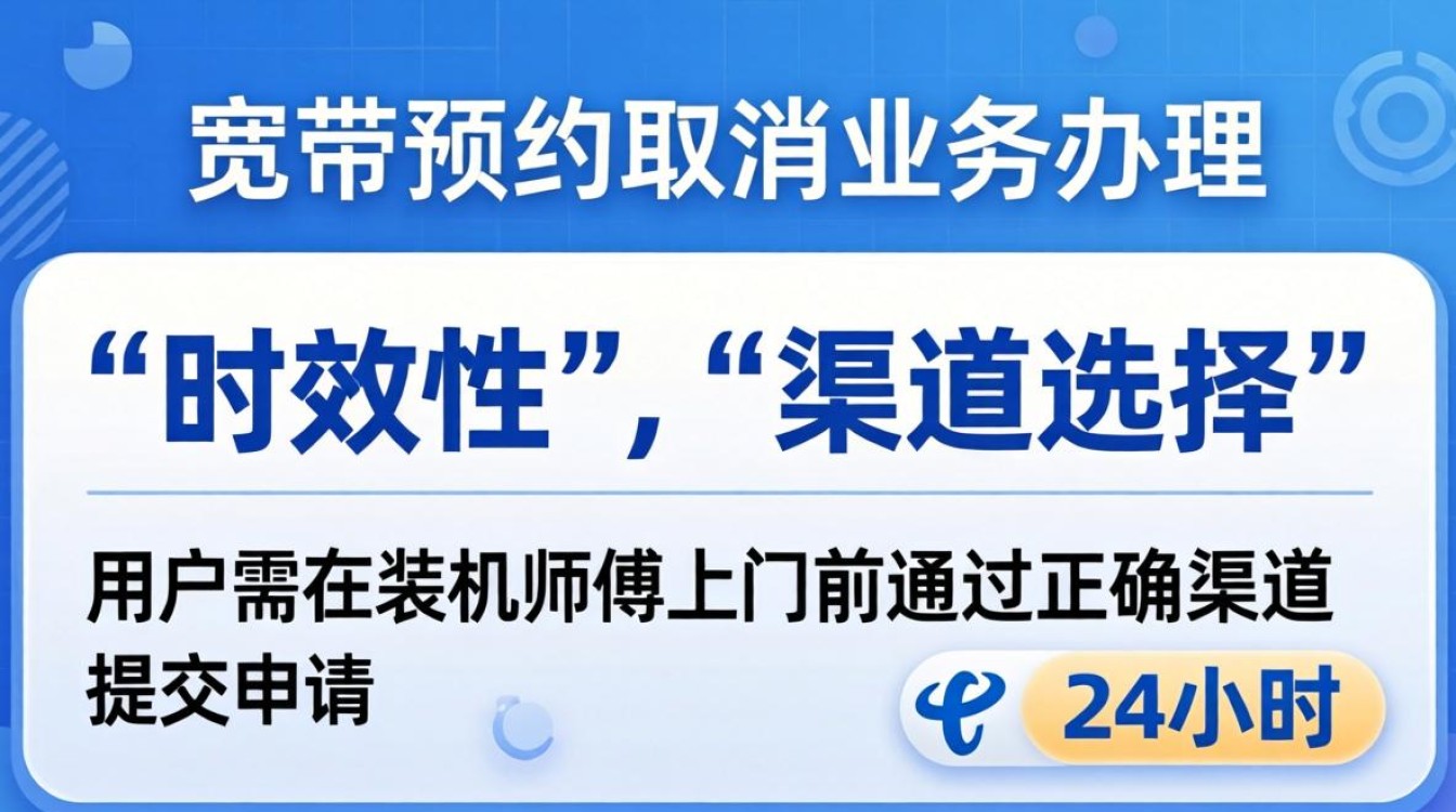 电信宽带预约取消 电信宽带预约取消