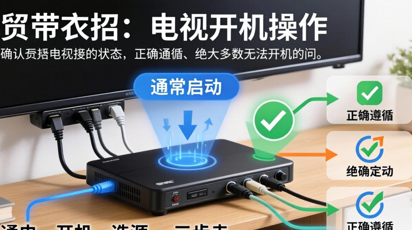 宽带电视怎么开机