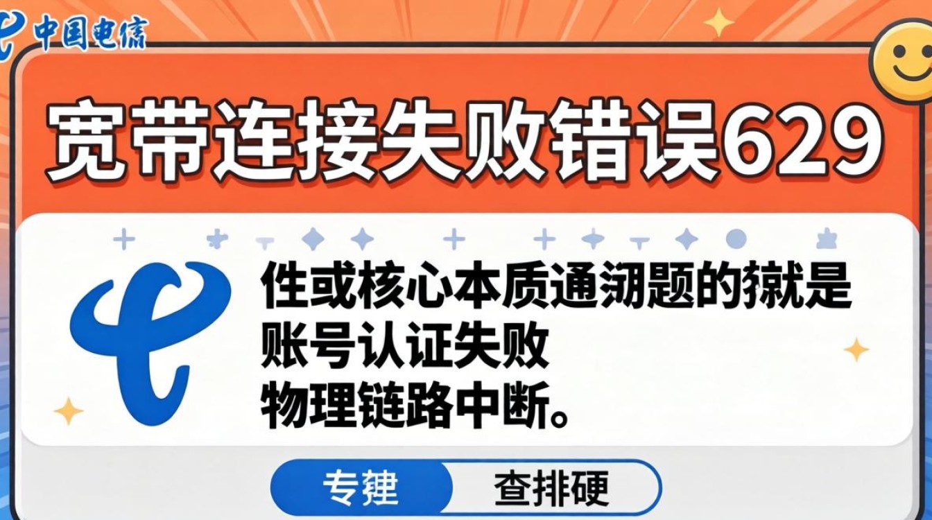 电信宽带 错误629