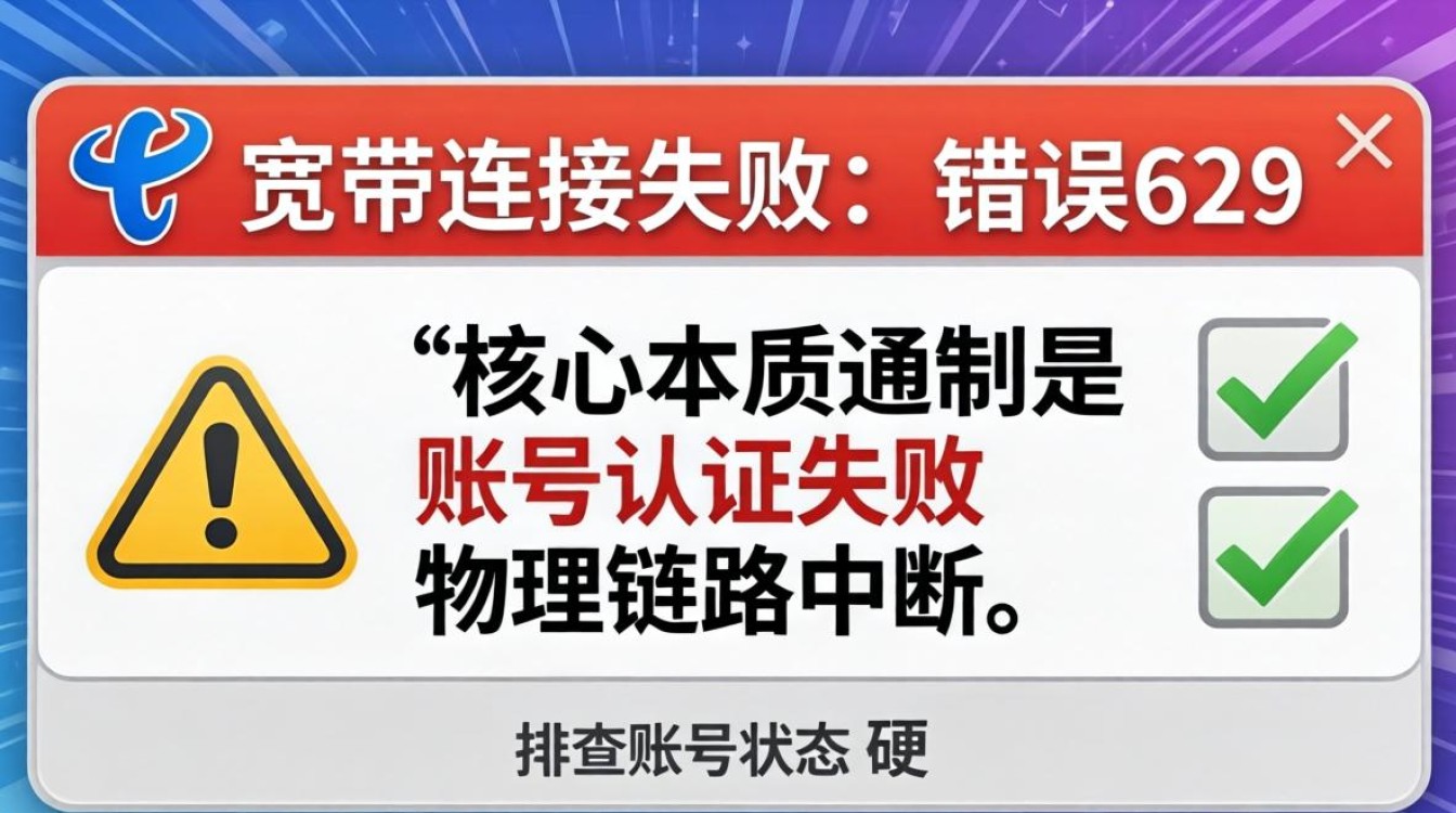 电信宽带 错误629