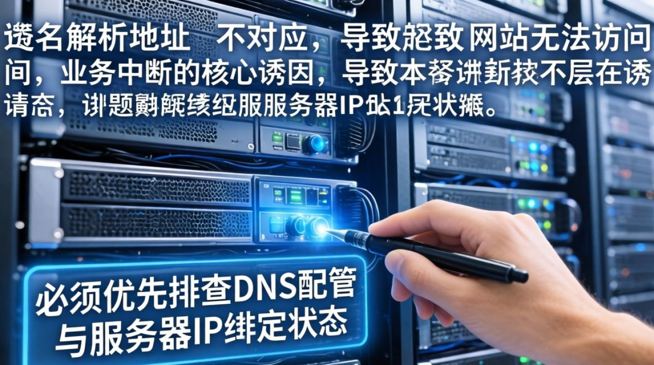 服务器域名解析地址不对应