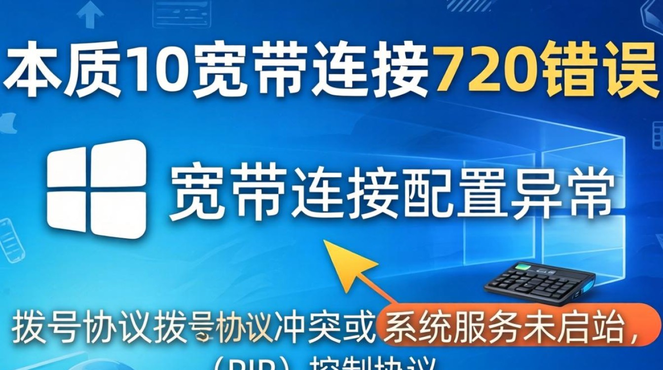 win 10宽带连接720