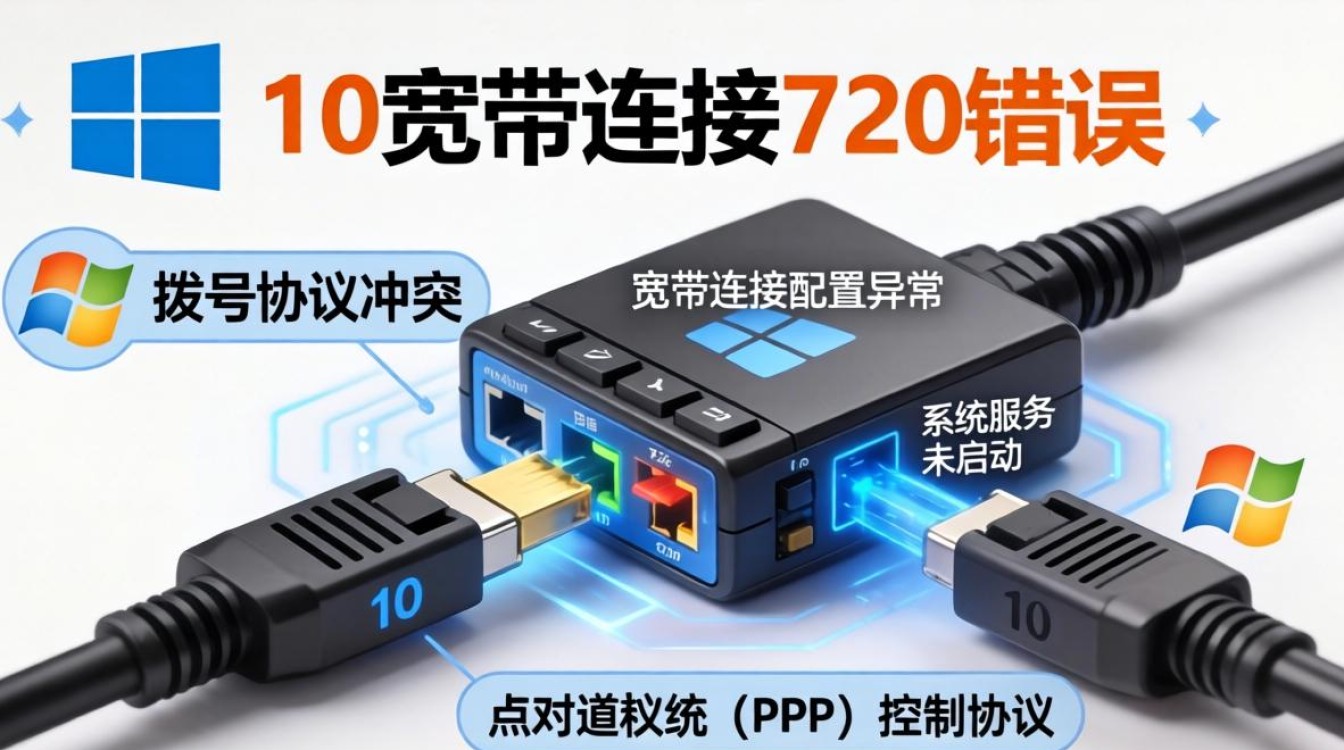 win 10宽带连接720