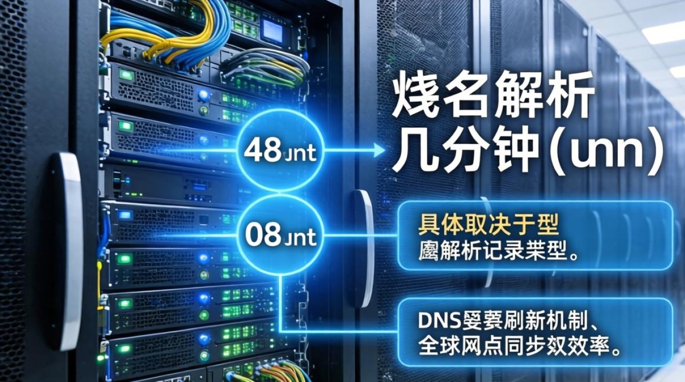 服务器域名解析多久生效