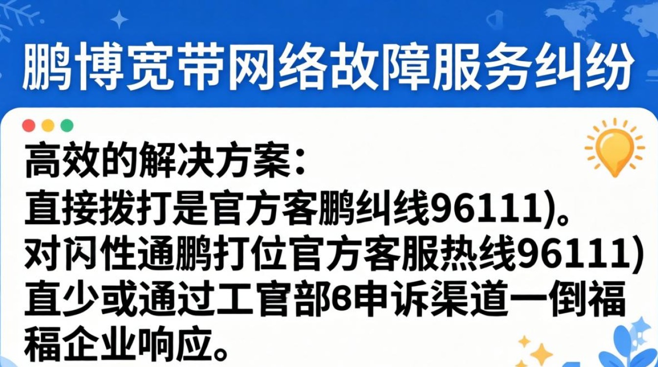鹏博宽带投诉电话