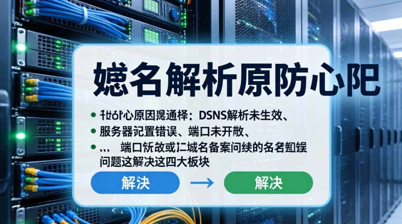 服务器域名解析后怎么访问不了