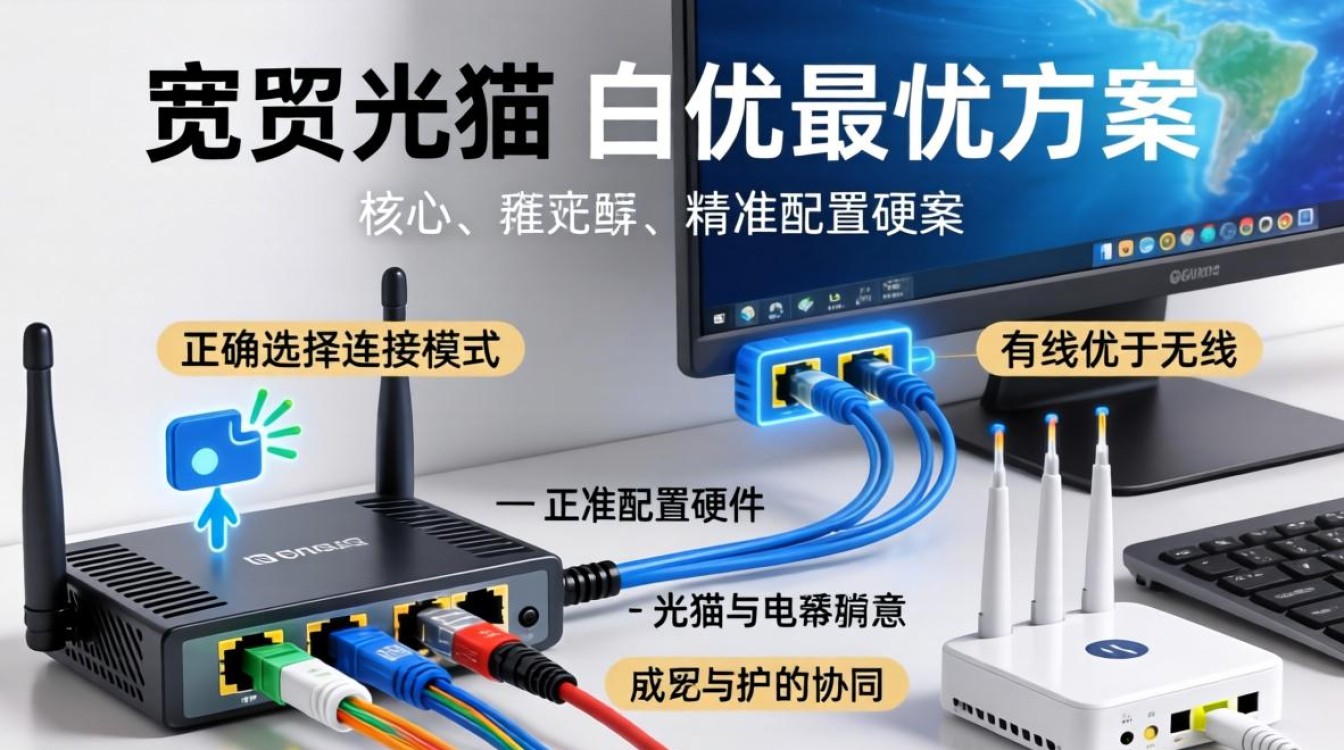 宽带光纤与电脑连接