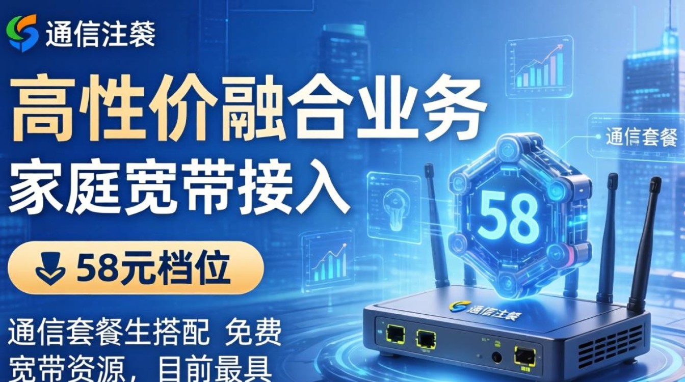 套餐58元送宽带