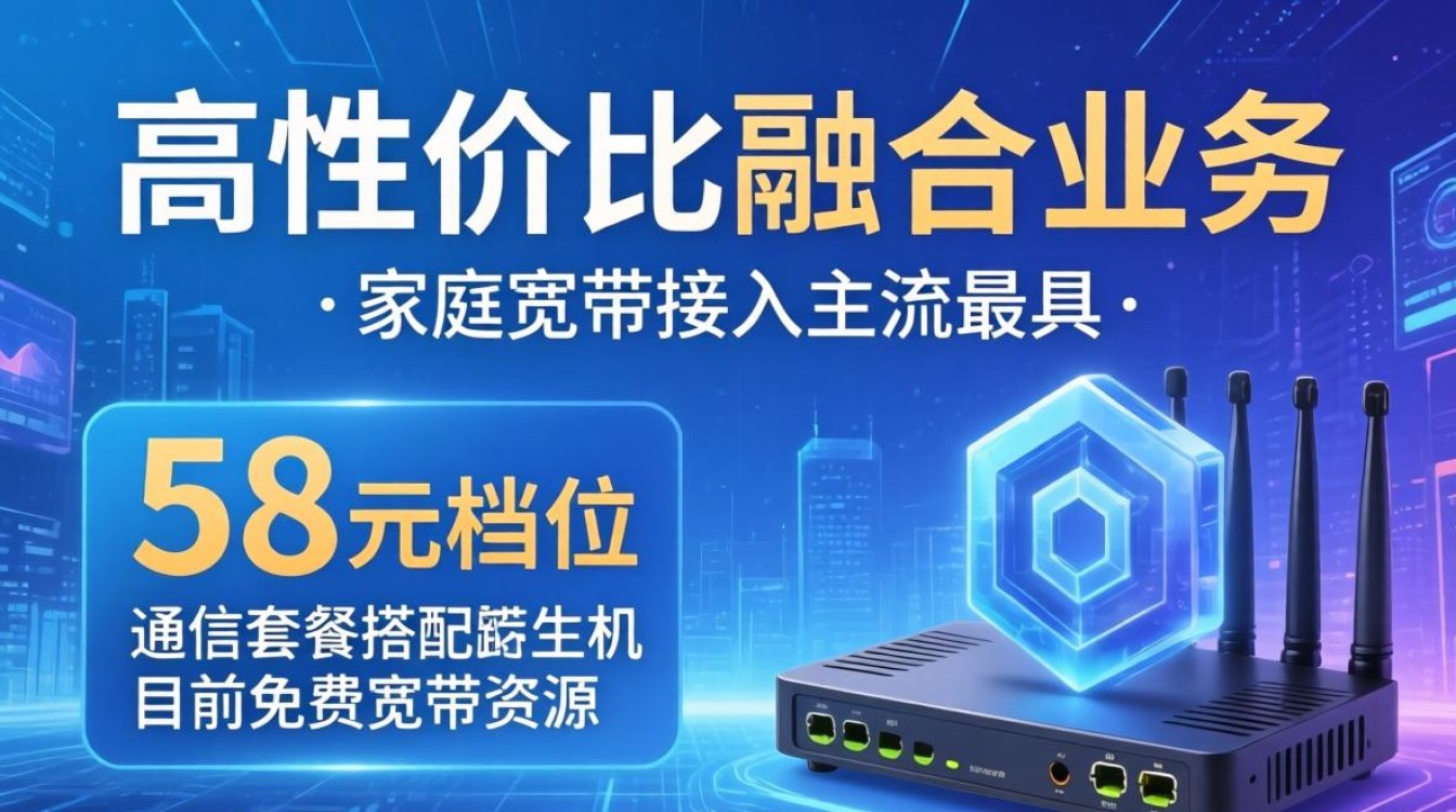 套餐58元送宽带