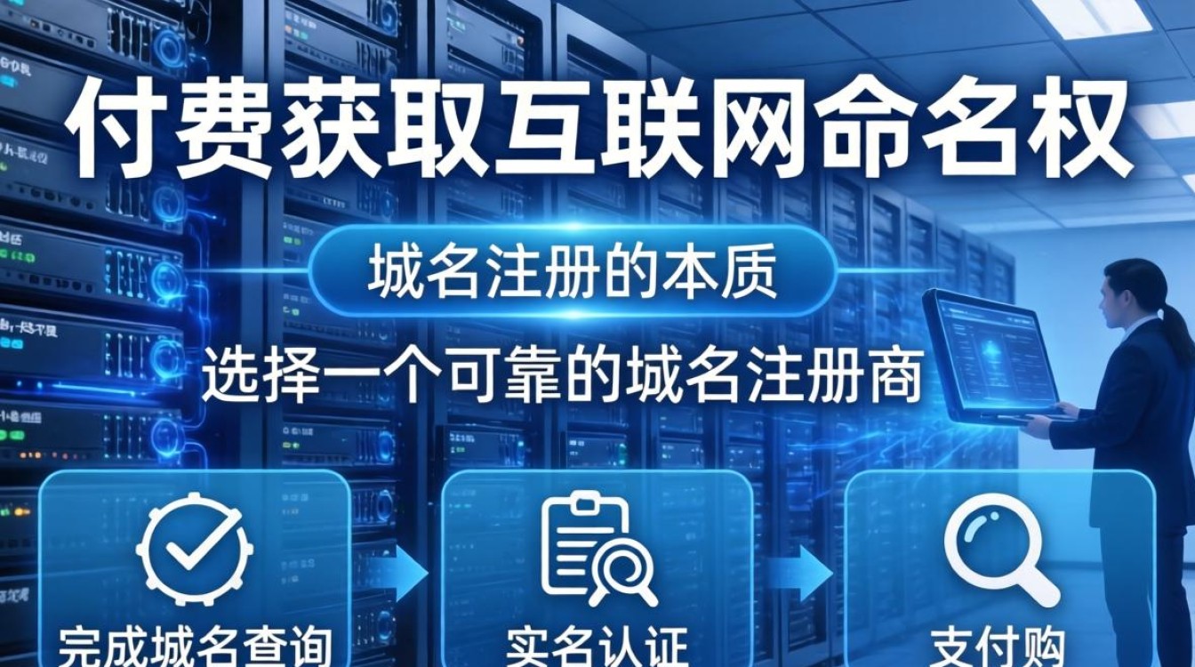 服务器域名怎麽注册