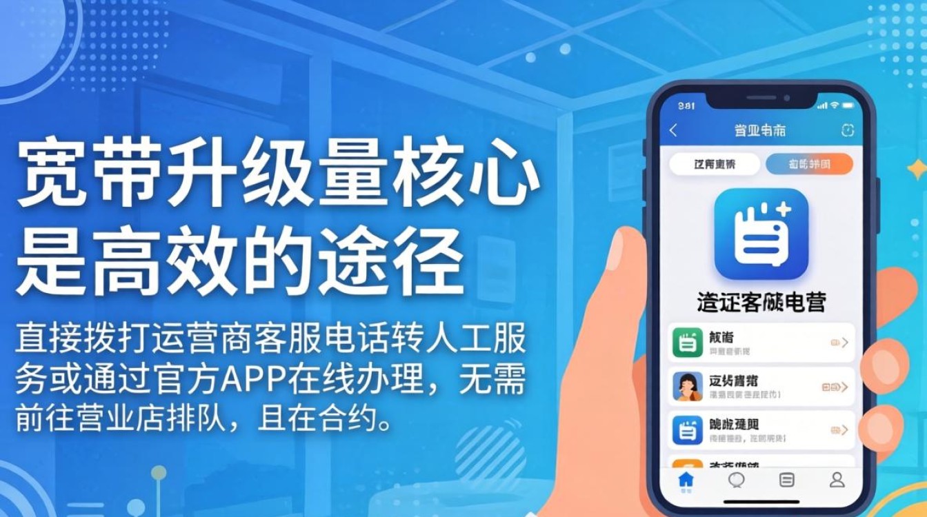 怎么办理宽带升级 怎么办理宽带升级