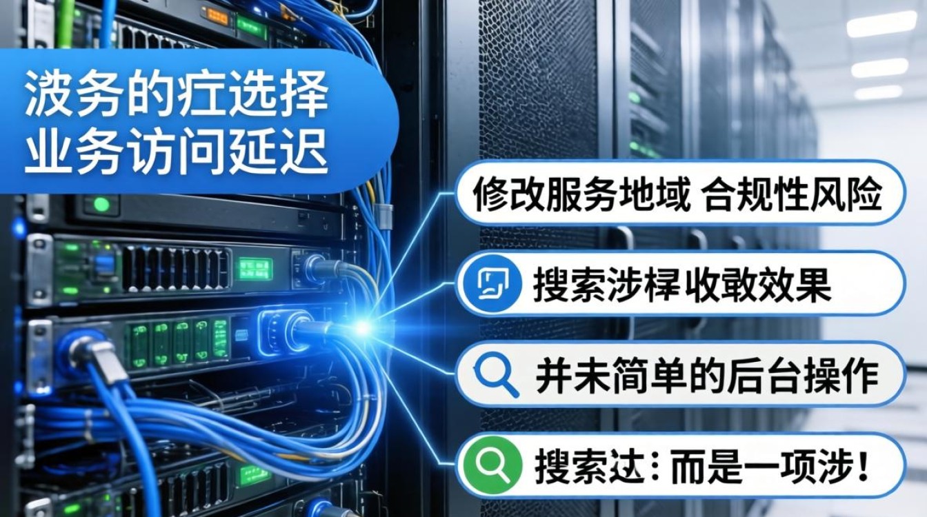 服务器地域修改 服务器地域修改