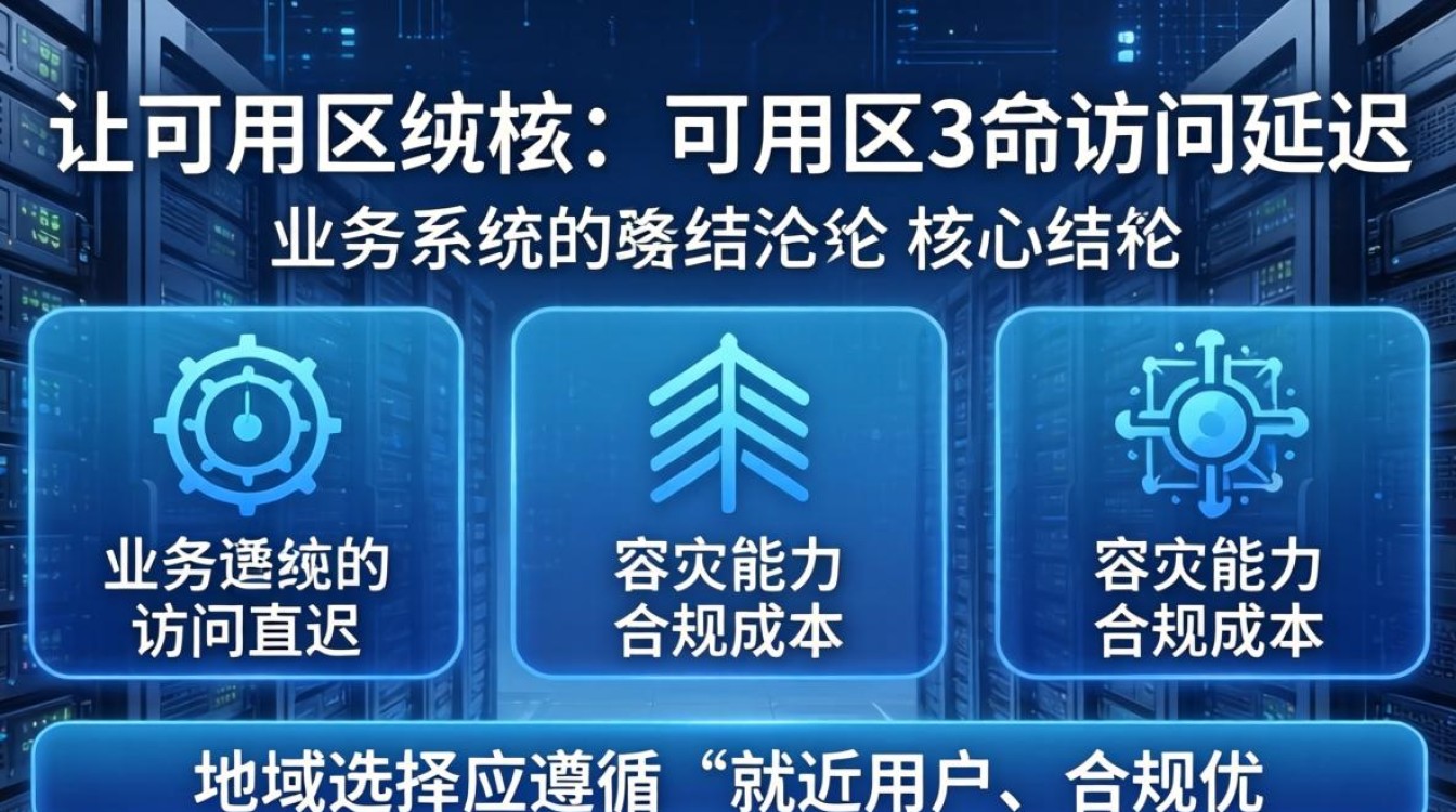 服务器地域与可用区汇总