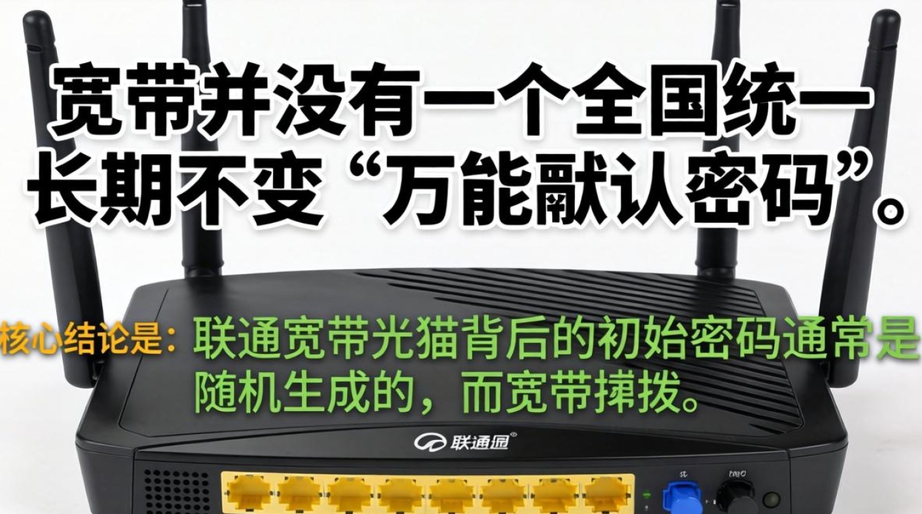 联通宽带默认密码多少